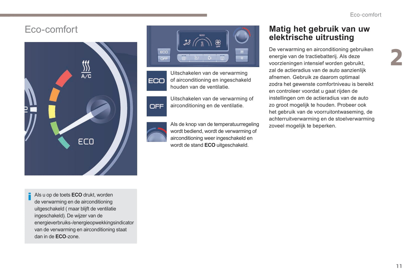 2017-2018 Peugeot Partner Electric/Partner Tepee Electric Manuel du propriétaire | Néerlandais