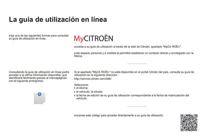 2016 Citroën Berlingo Owner's Manual | Spanish