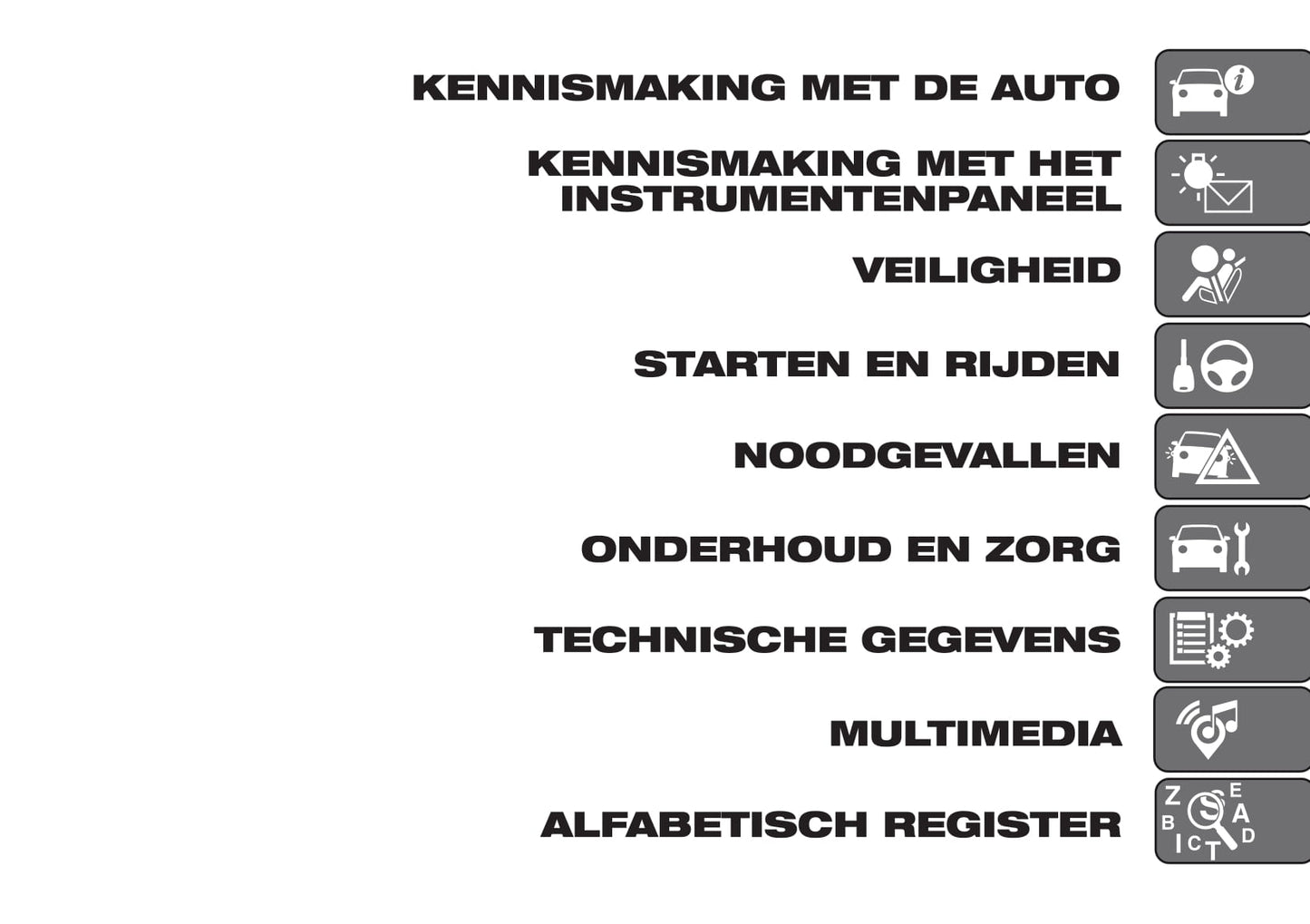 2015-2016 Fiat Punto Owner's Manual | Dutch