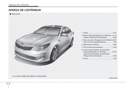 2015-2018 Kia Optima Manuel du propriétaire | Français