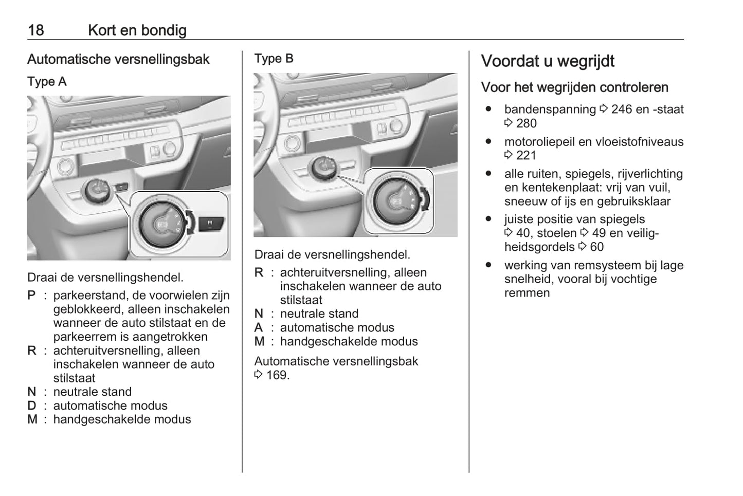 2019-2020 Opel Vivaro Owner's Manual | Dutch