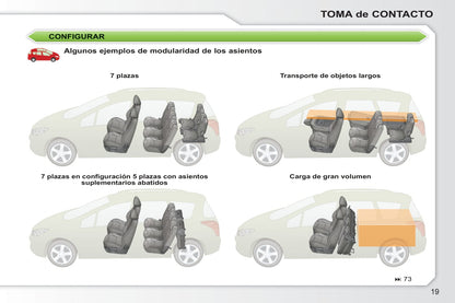 2010-2011 Peugeot 308 Bedienungsanleitung | Spanisch