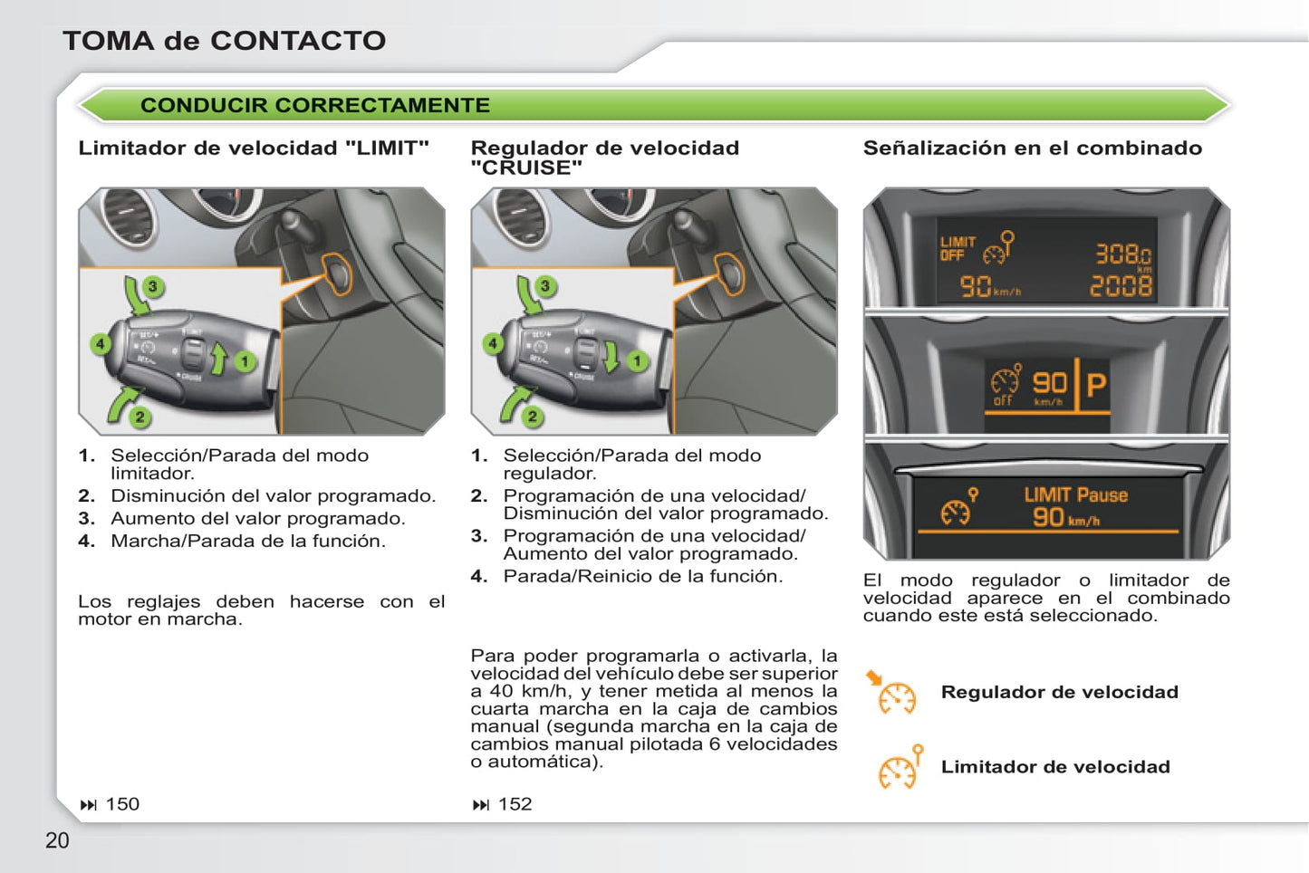 2010-2011 Peugeot 308 Gebruikershandleiding | Spaans