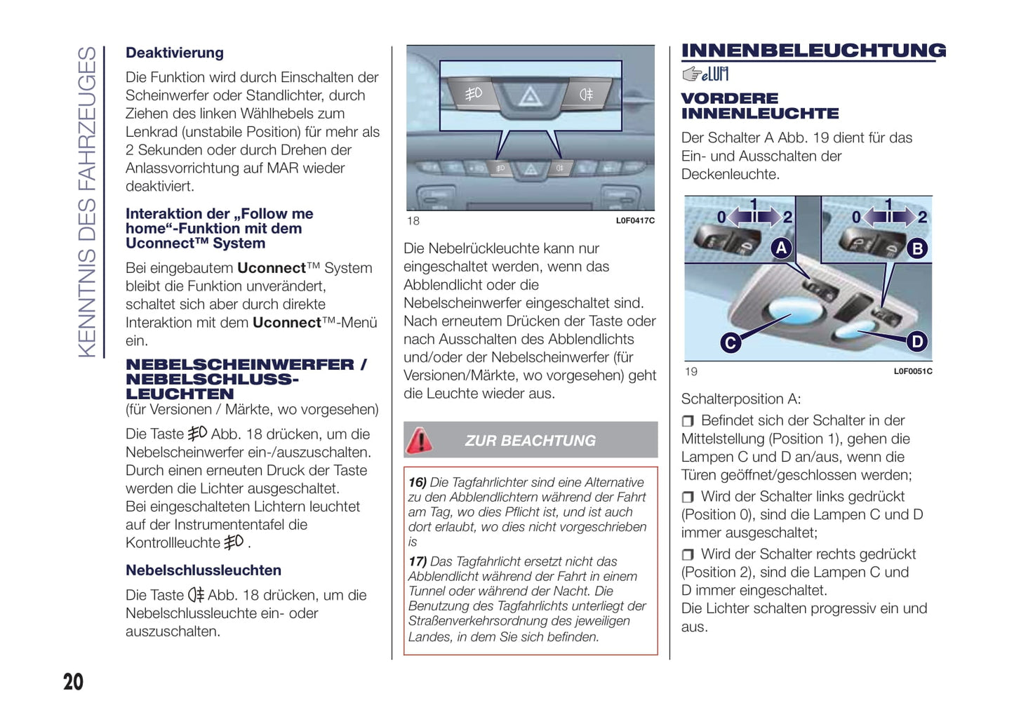 2017-2018 Lanica Ypsilon Owner's Manual | German