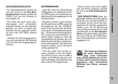 2007-2008 Fiat Ulysse Owner's Manual | German