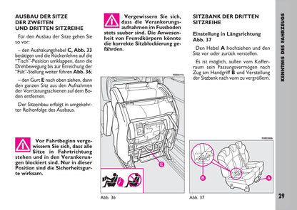 2007-2008 Fiat Ulysse Gebruikershandleiding | Duits