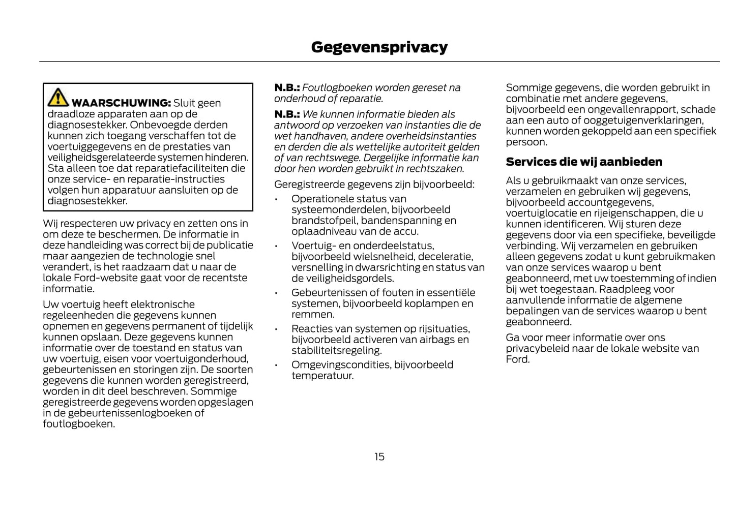 2021-2022 Ford Kuga Vignale Gebruikershandleiding | Nederlands