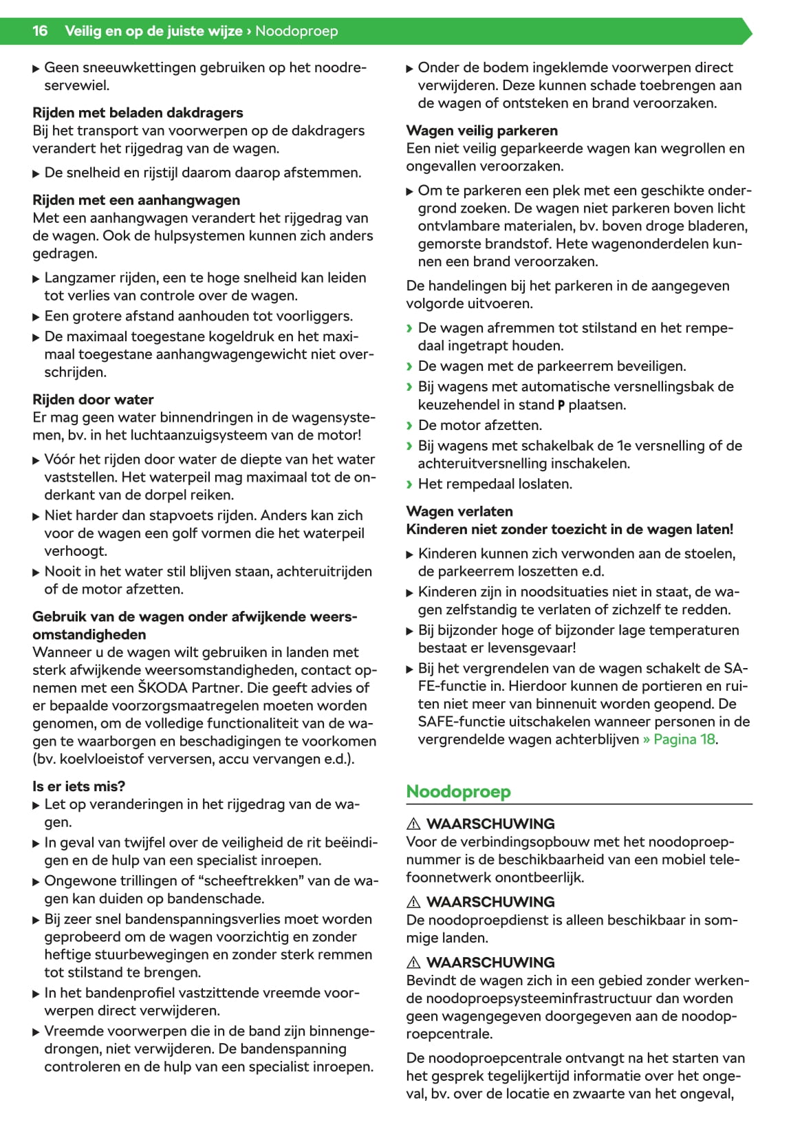 2018-2021 Skoda Fabia Bedienungsanleitung | Niederländisch