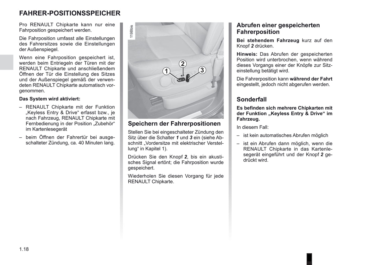 2012-2013 Renault Espace Owner's Manual | German