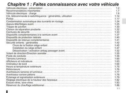 2012-2013 Renault Kangoo Z.E. Owner's Manual | French