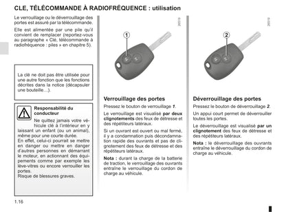 2012-2013 Renault Kangoo Z.E. Owner's Manual | French