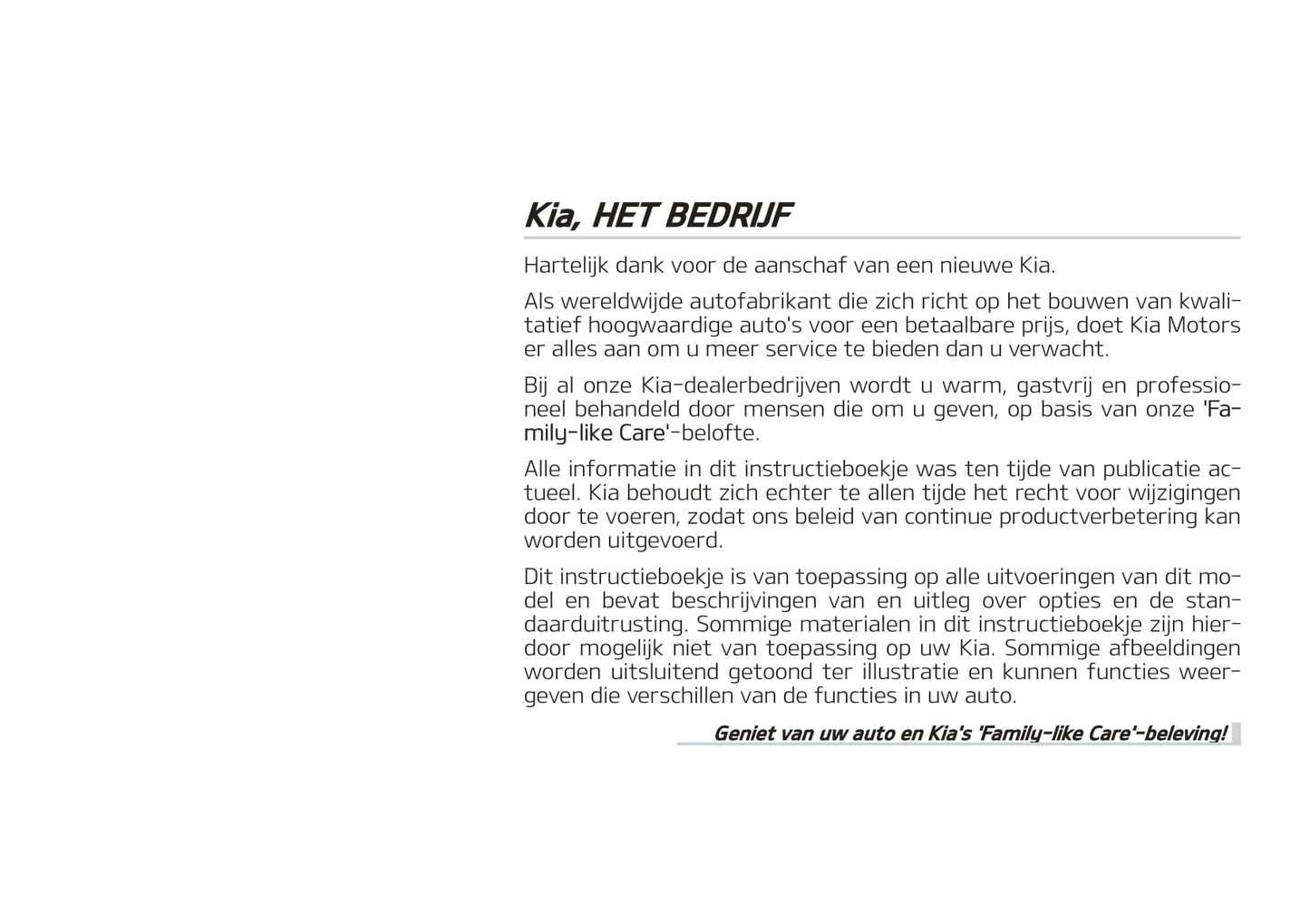 2020-2021 Kia Niro Hybrid Bedienungsanleitung | Niederländisch