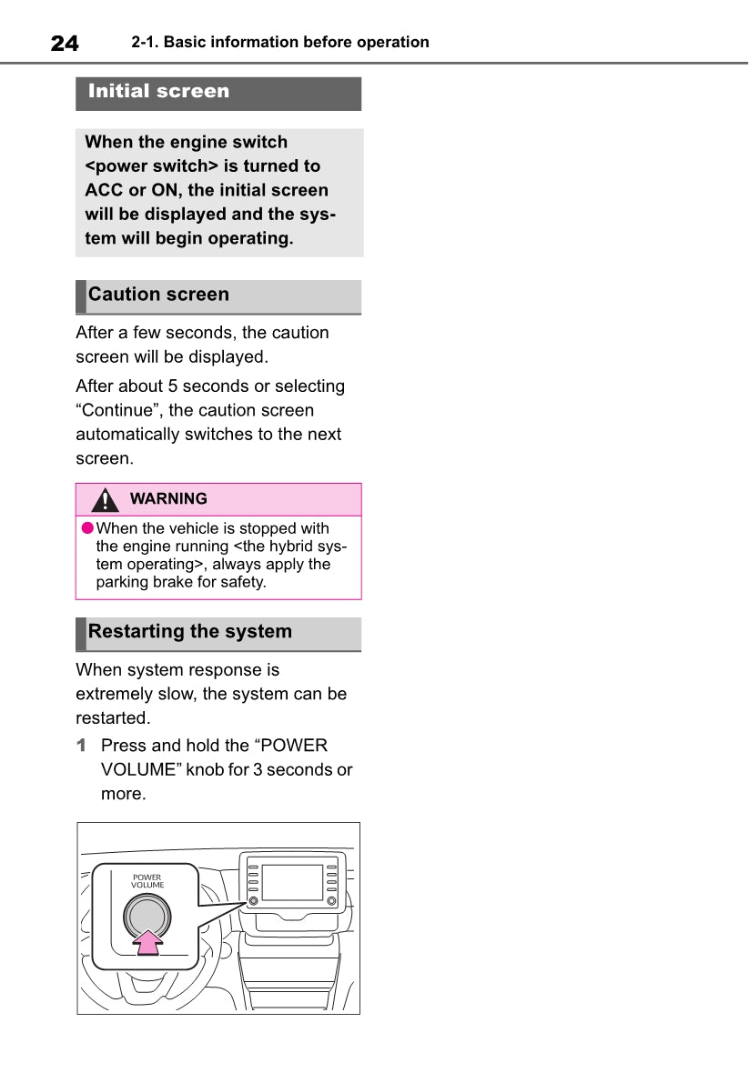 Toyota Yaris Cross Navigation / Multimedia Bedienungsanleitung 2021 - 2023