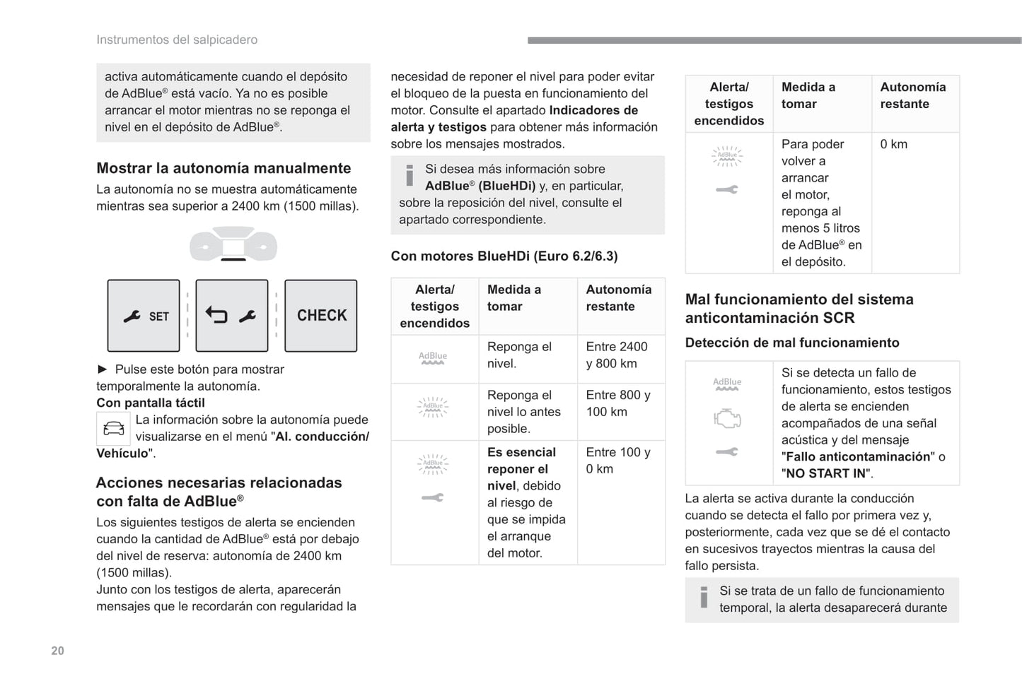 2022-2023 Fiat Scudo Ulysse Owner's Manual | Spanish