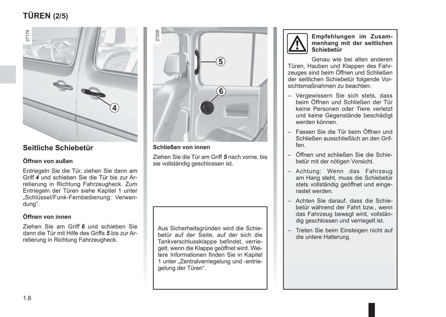 2016-2017 Renault Kangoo Owner's Manual | German