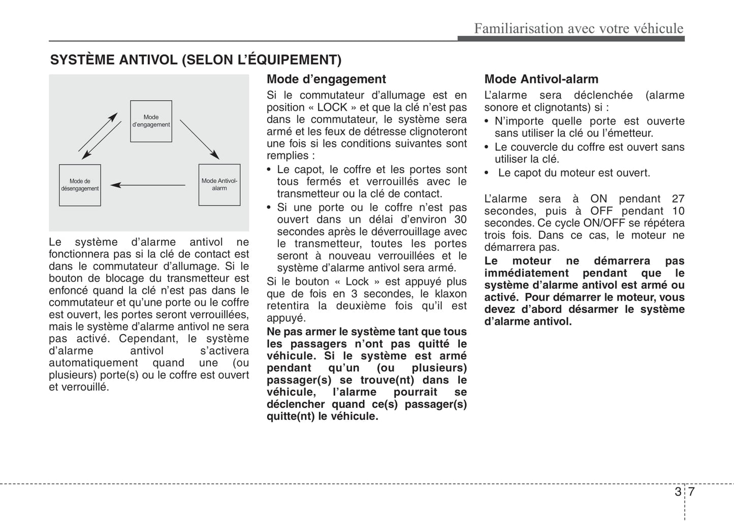 2007-2008 Kia Magentis Owner's Manual | French