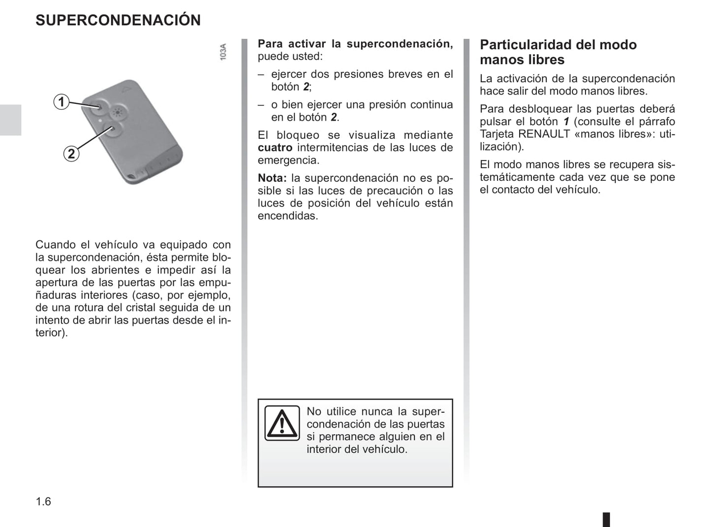 2012-2013 Renault Espace Owner's Manual | Spanish