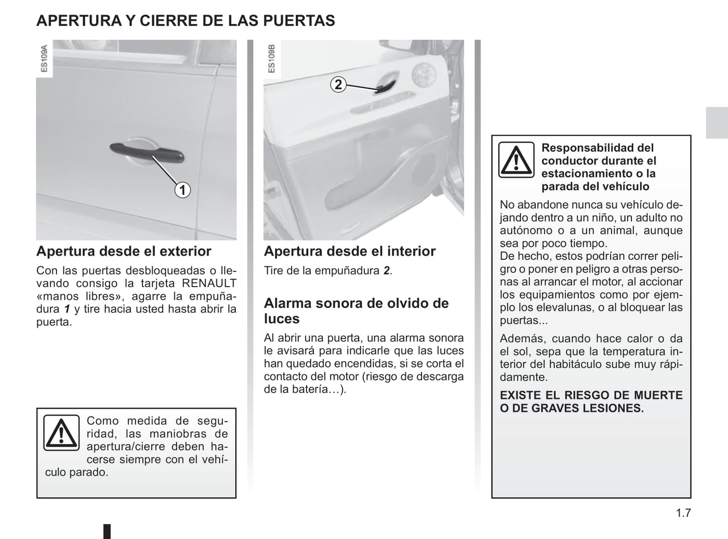 2012-2013 Renault Espace Bedienungsanleitung | Spanisch