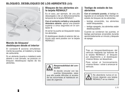 2012-2013 Renault Espace Owner's Manual | Spanish