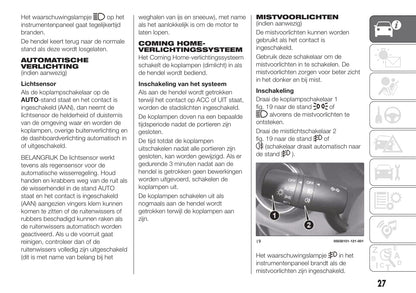 2018-2019 Fiat 124 Spider Owner's Manual | Dutch
