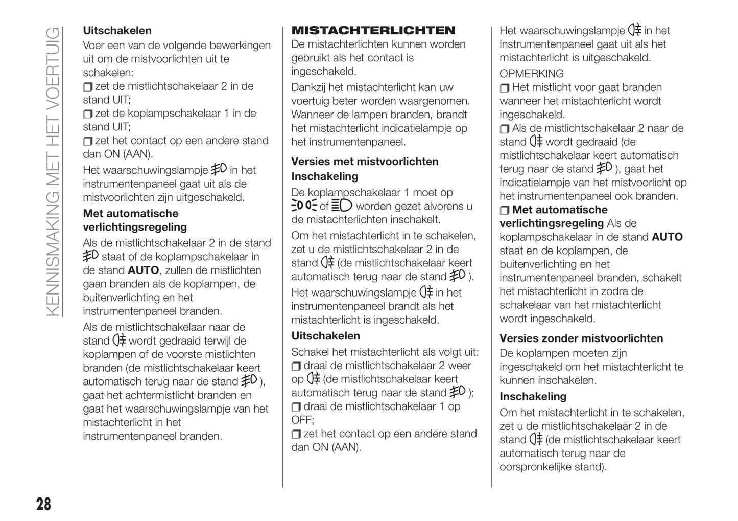 2018-2019 Fiat 124 Spider Bedienungsanleitung | Niederländisch