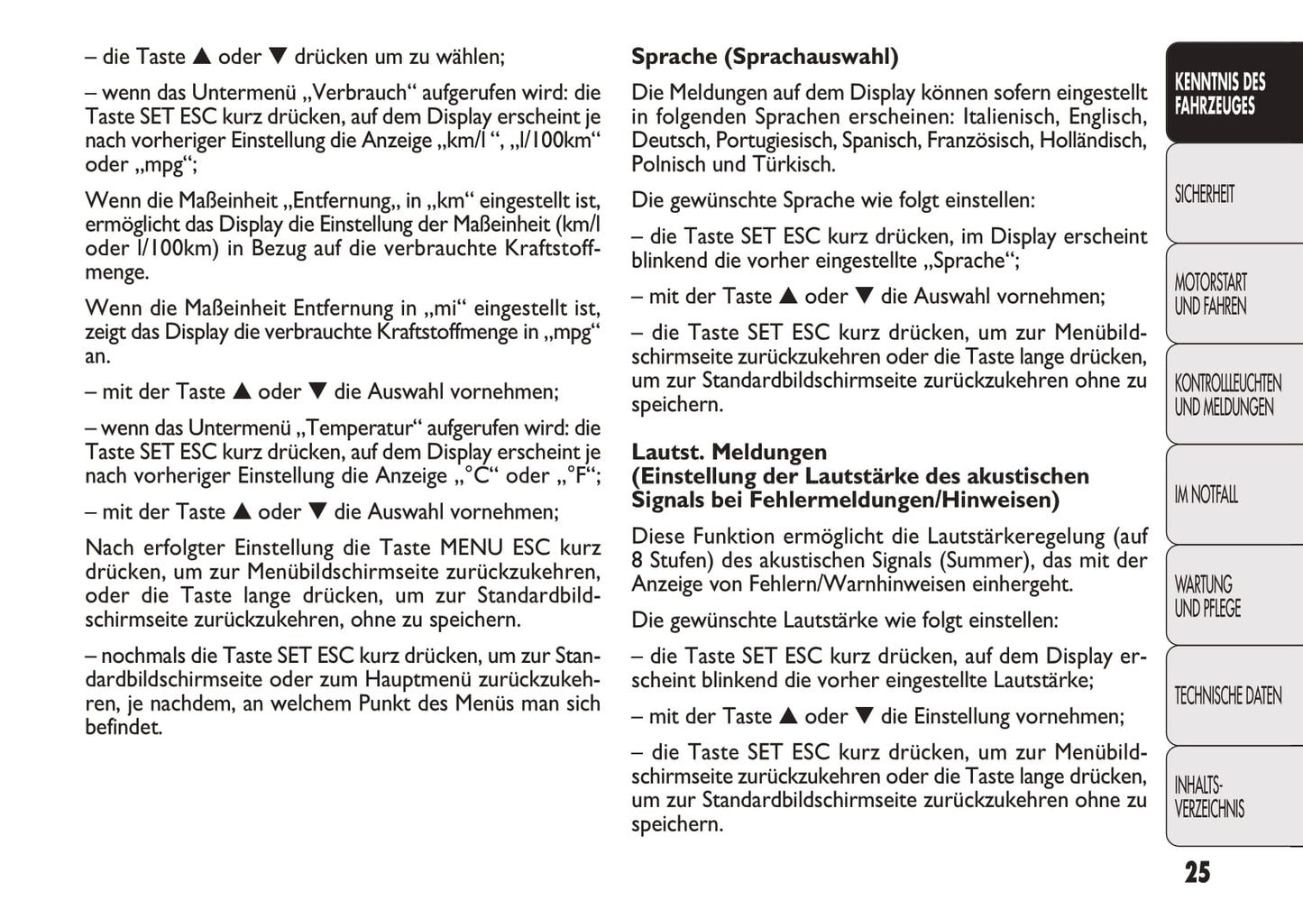 2012-2013 Fiat Doblò Gebruikershandleiding | Duits
