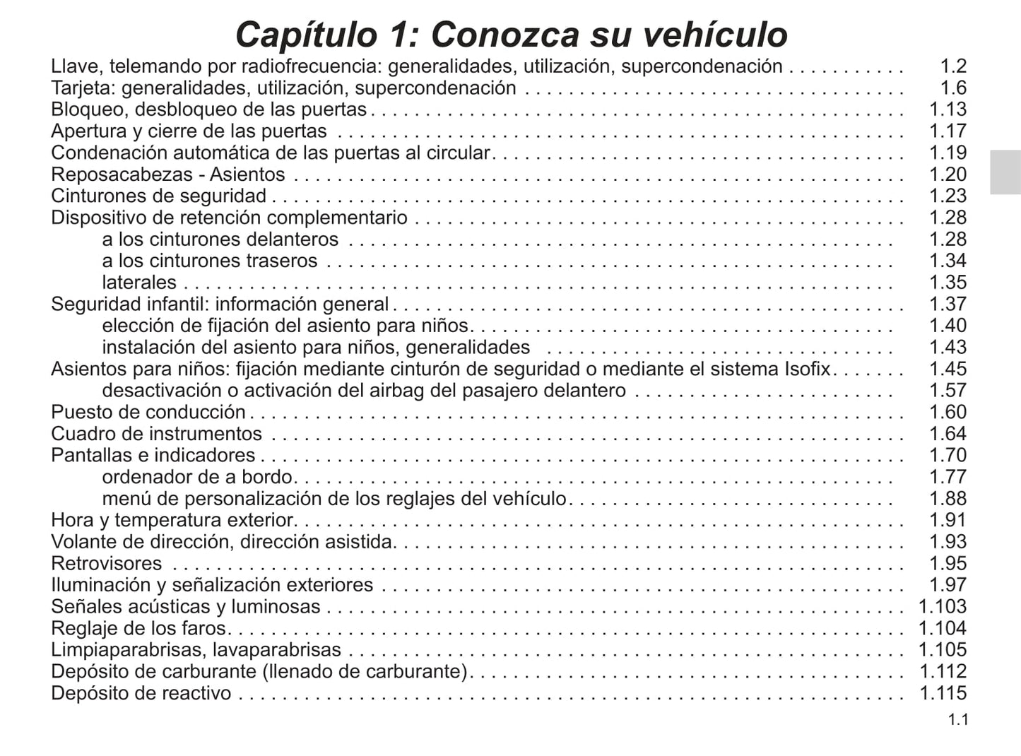 2019 Renault Clio Bedienungsanleitung | Spanisch