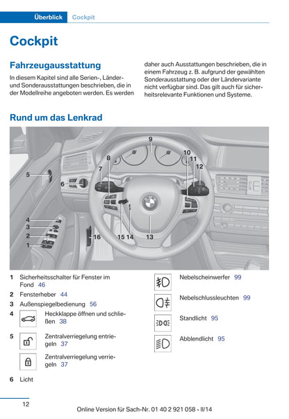 2014 BMW X3 Gebruikershandleiding | Duits
