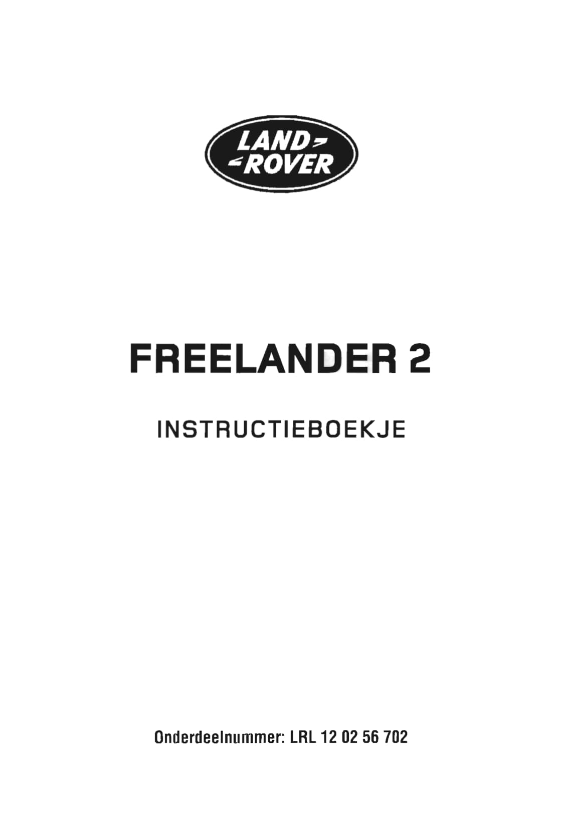 2007-2008 Land Rover Freelander 2 Gebruikershandleiding | Nederlands