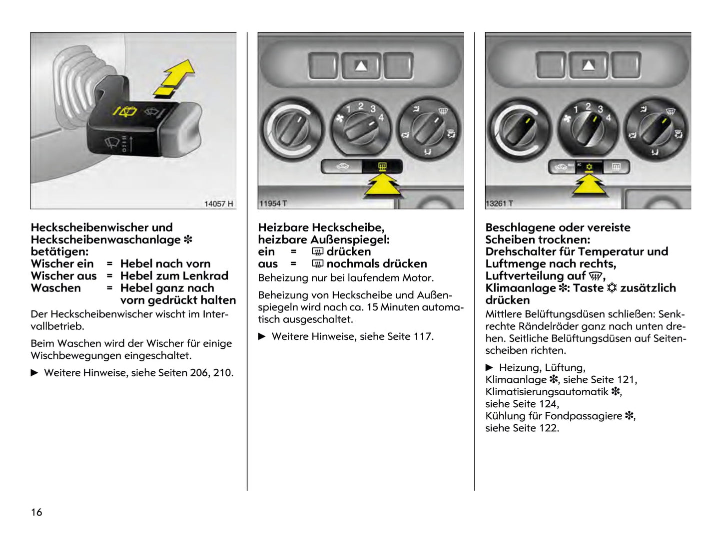 2002-2005 Opel Zafira Owner's Manual | German
