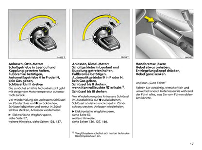 2002-2005 Opel Zafira Owner's Manual | German
