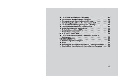 2012-2013 Jeep Grand Cherokee Owner's Manual | German