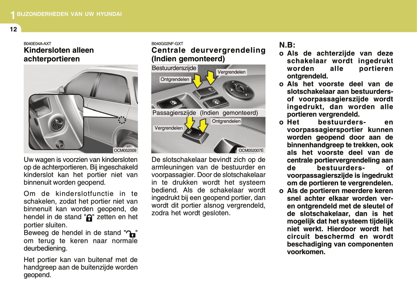 2008-2009 Hyundai Santa Fe Gebruikershandleiding | Nederlands
