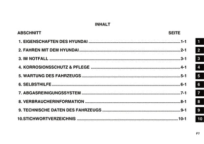 2008-2009 Hyundai Getz Bedienungsanleitung | Deutsch