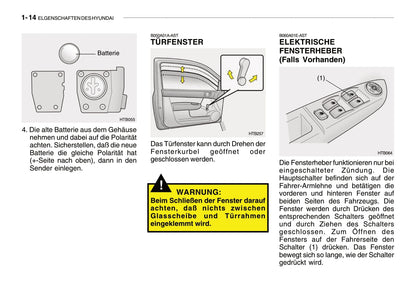 2005-2008 Hyundai Getz Manuel du propriétaire | Allemand