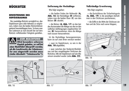 2005-2011 Alfa Romeo 147 Owner's Manual | German