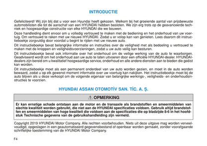 2019-2020 Hyundai i20 Gebruikershandleiding | Nederlands