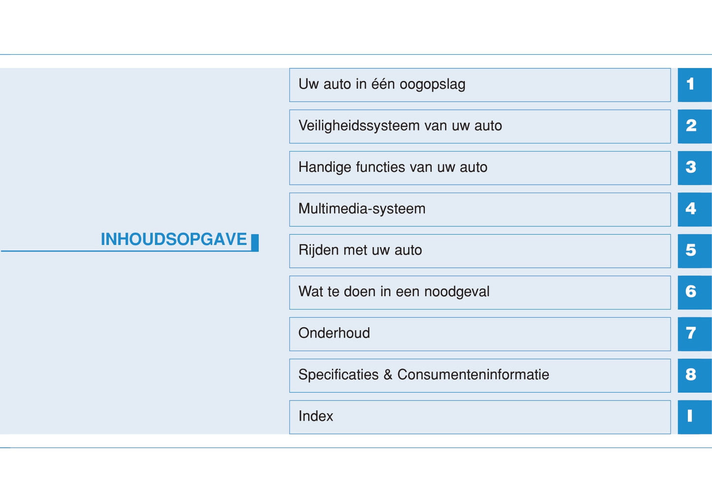 2018-2020 Hyundai i20 Manuel du propriétaire | Néerlandais