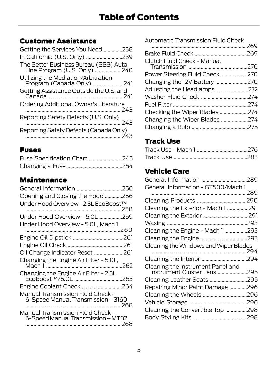 2021 Ford Mustang Bedienungsanleitung | Englisch