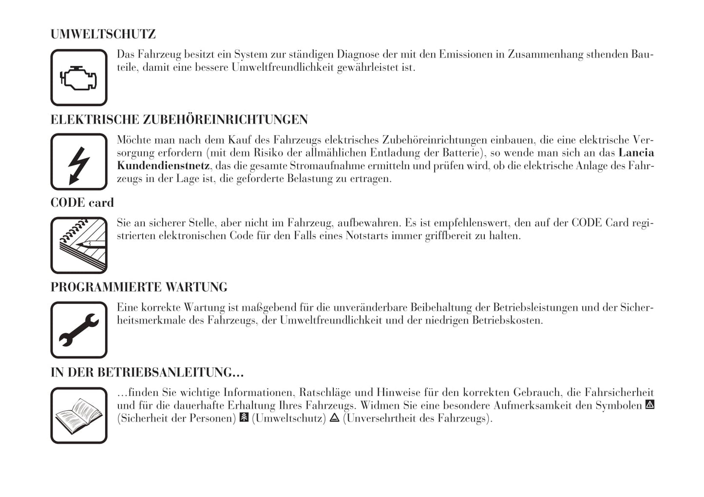 2002-2008 Lanica Phedra Bedienungsanleitung | Deutsch