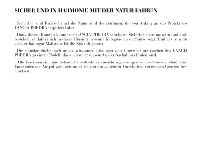 2002-2008 Lanica Phedra Manuel du propriétaire | Allemand