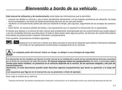 2019-2020 Renault Kadjar Bedienungsanleitung | Spanisch