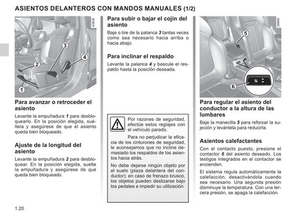 2019-2020 Renault Kadjar Owner's Manual | Spanish