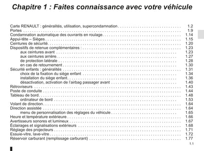 2015-2016 Renault Mégane Coupé Cabriolet/Mégane CC Owner's Manual | French