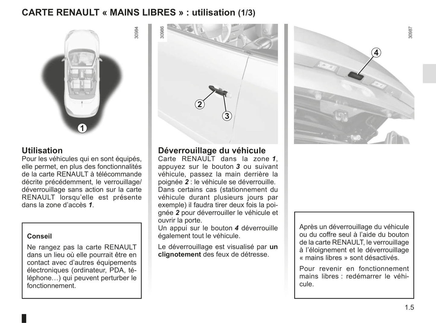 2015-2016 Renault Mégane Coupé Cabriolet/Mégane CC Owner's Manual | French