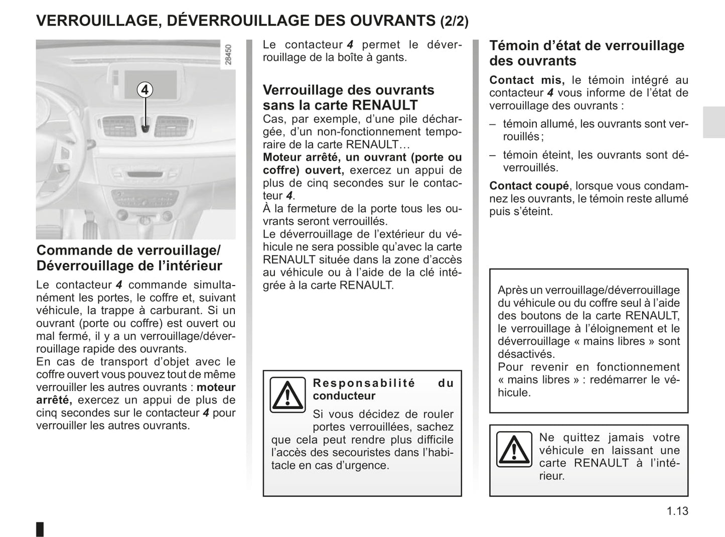 2015-2016 Renault Mégane Coupé Cabriolet/Mégane CC Owner's Manual | French