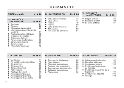 2011-2012 Citroën C-Crosser Owner's Manual | French