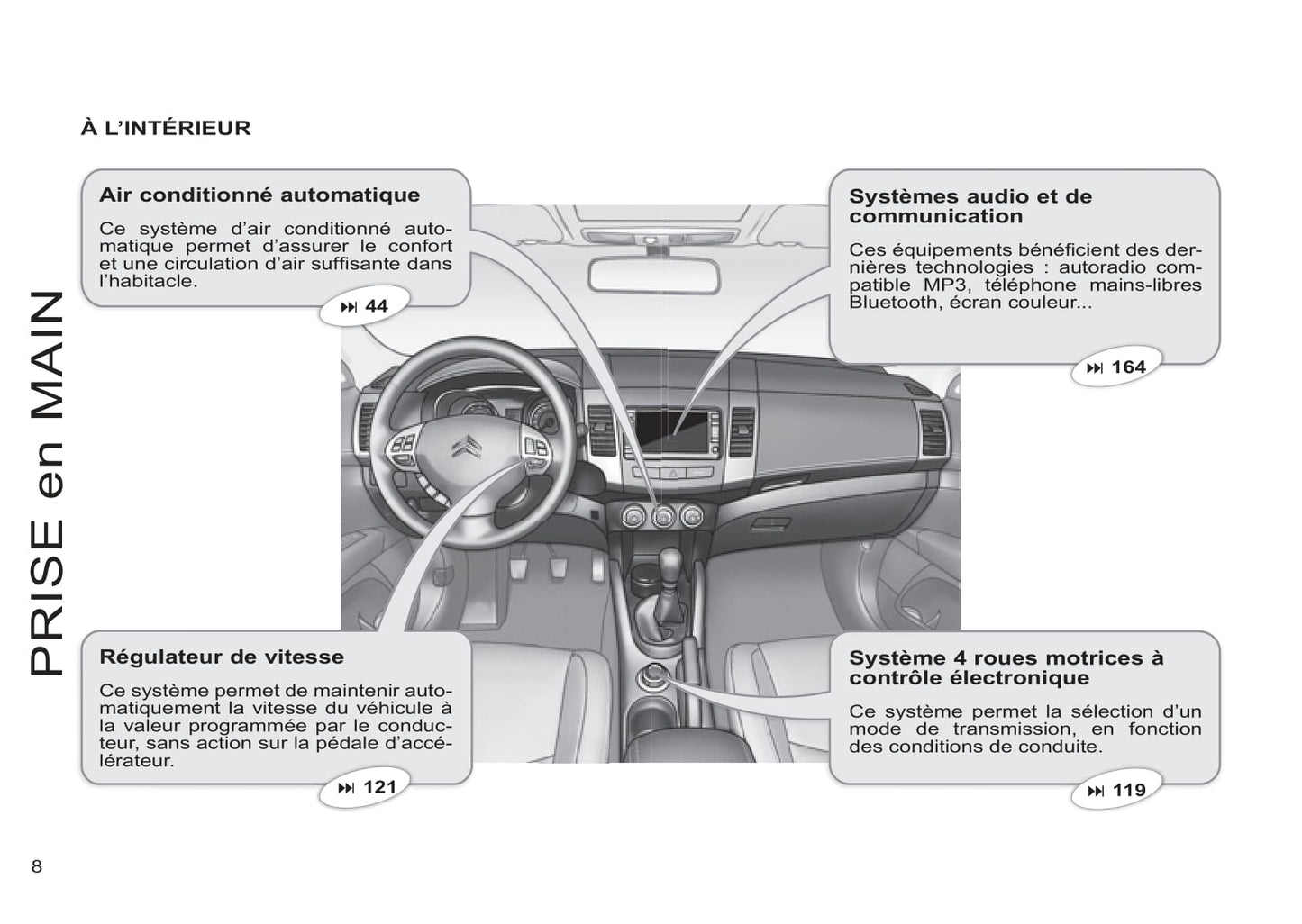 2007-2012 Citroën C-Crosser Manuel du propriétaire | Français