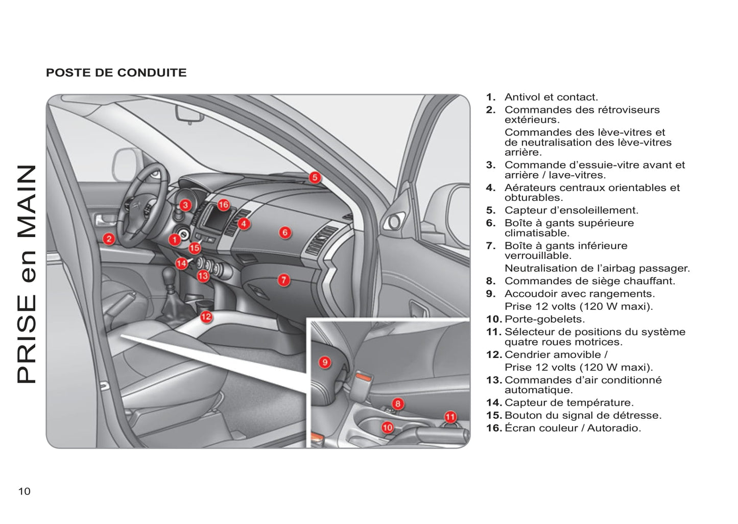 2007-2012 Citroën C-Crosser Manuel du propriétaire | Français