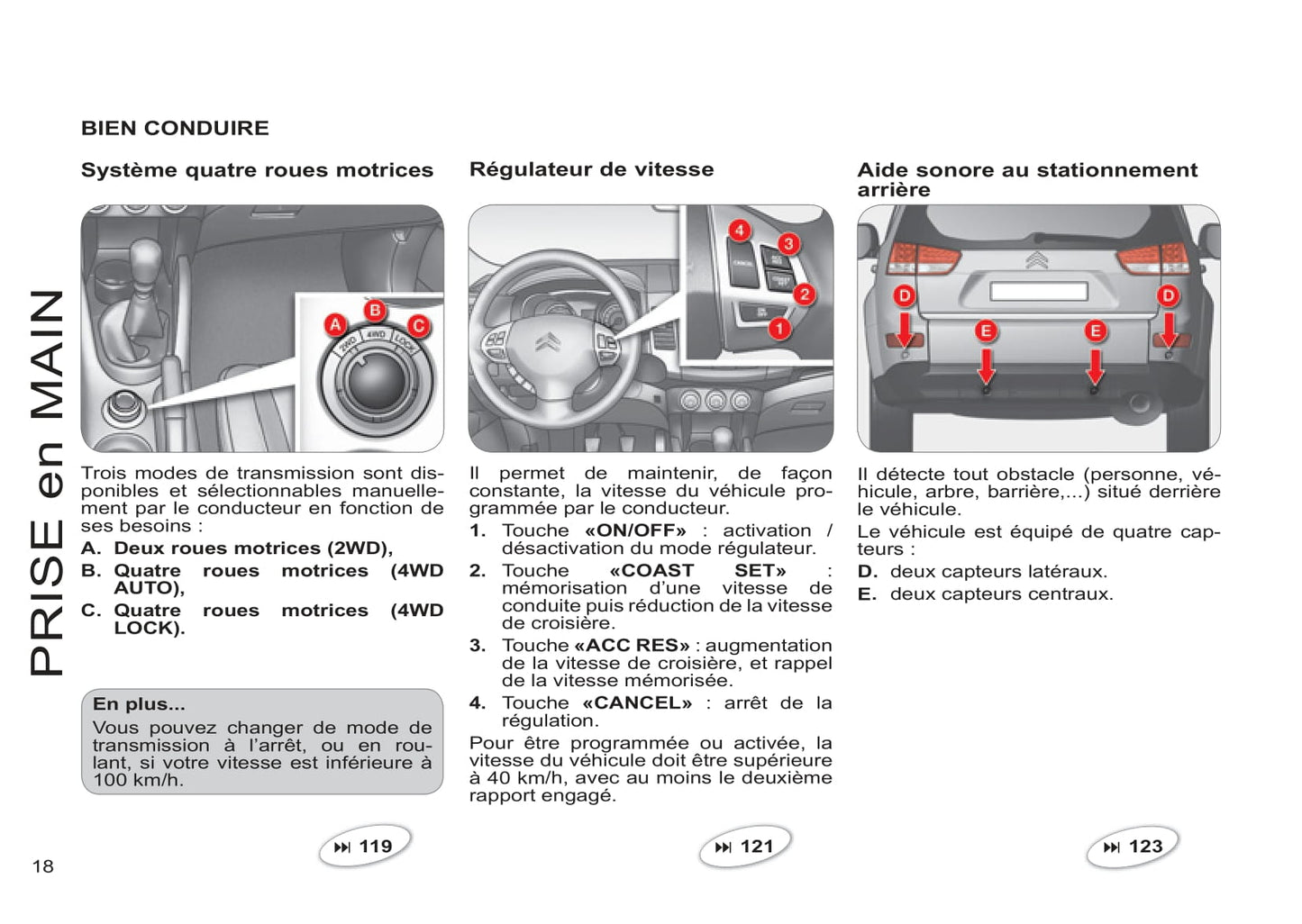 2007-2012 Citroën C-Crosser Manuel du propriétaire | Français